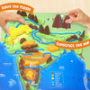 Mapology Imagimake Phisical Feature Of The India