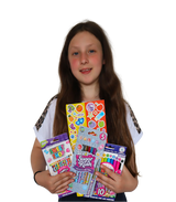 SCENTOS Sugar Rush Sweet Shop Mega Colouring Set
