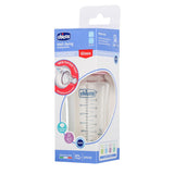 Chicco Well Being Glass Feeding Bottle 240 ml Medium Flow Pink