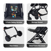 R For Rabbit Stroller Pocket Stroller Lite Black Multi