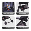 R For Rabbit Stroller Pocket Stroller Lite Grey