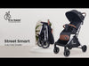 R For Rabbit Stroller Street Smart Quick Auto Fold - Gold Black
