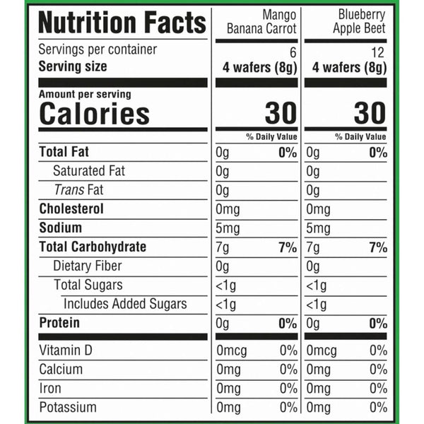 Gerber Organic For Baby Teethers - Mango Banana Carrot - Single Pack (12 Pcs)