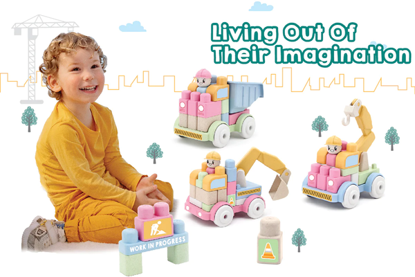 Sunta MIJOY blocks 40 Pieces Excavator