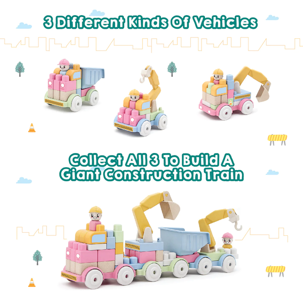 Sunta MIJOY blocks 40 Pieces Excavator