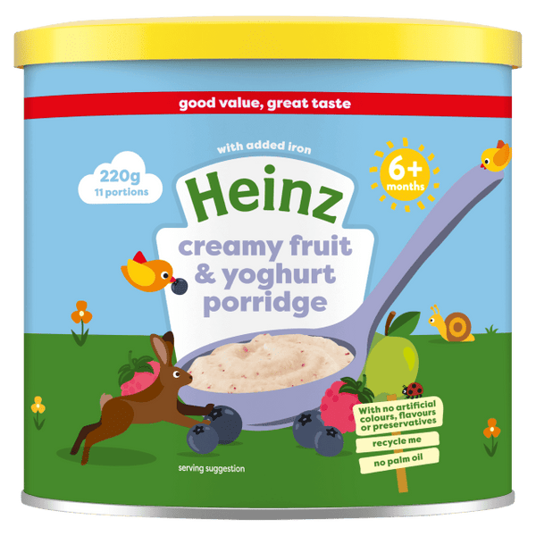 Heinz Cereal Creamy Fruit & Yogurt Porridge