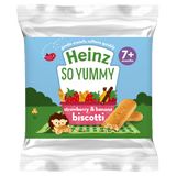 Heinz So Yummy Strawberry & Banana Biscotti Baby Snack – 7+ Months