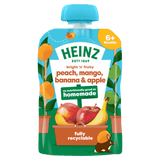 Heinz Peach Mango & Banana Baby Food Pouch – 6+ Months