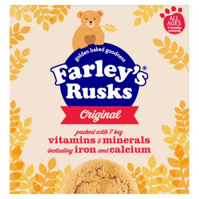Heinz Farley’s Original Rusks Baby Snack – 6+ Months, 300g
