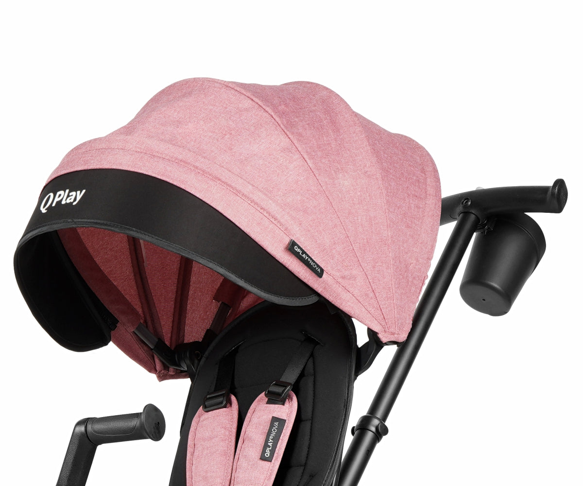 QPlay Nova Niello Foldable Trike 10–72 Months Pink