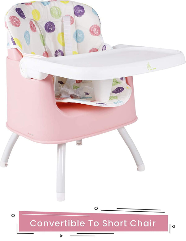 R For Rabbit High Chair Cherry Berry Grand Pink White