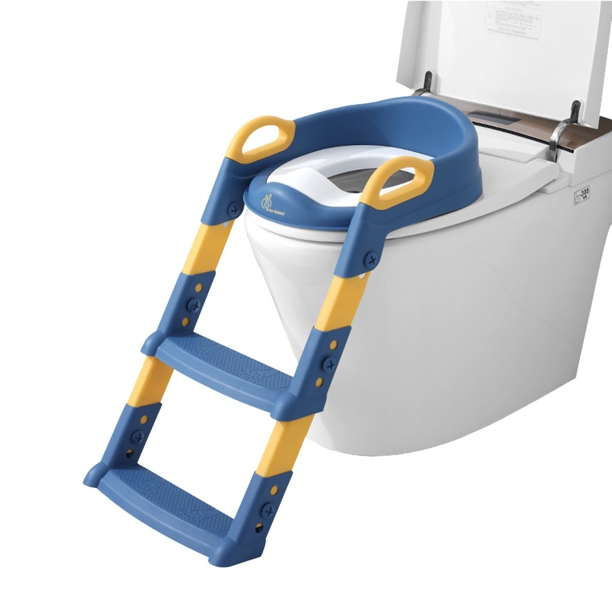 R For Rabbit Potty Step Stool Hilltop Blue Yellow