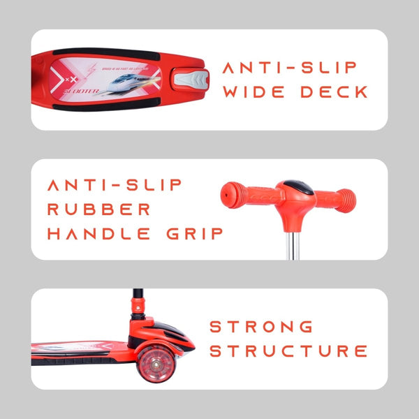 R for Rabbit Scooter Road Runner Racer - Red Black