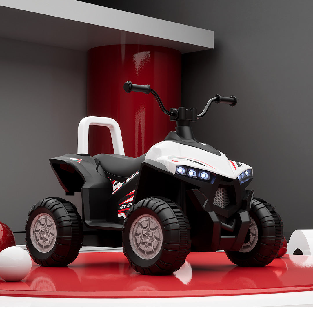 Formula Fun by EMotorad Turbo Trek Electric ATV Ride-On 3Y+ White