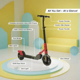 Formula Fun by EMotorad Lil E Junior Electric Ride-On Scooter 6Y+ Red