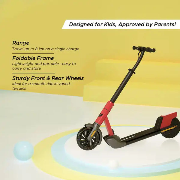 EMotorad Formula Fun Lil E Junior Ride on Scooter - Red