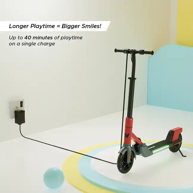 Formula Fun by EMotorad Lil E Junior Electric Ride-On Scooter 6Y+ Red