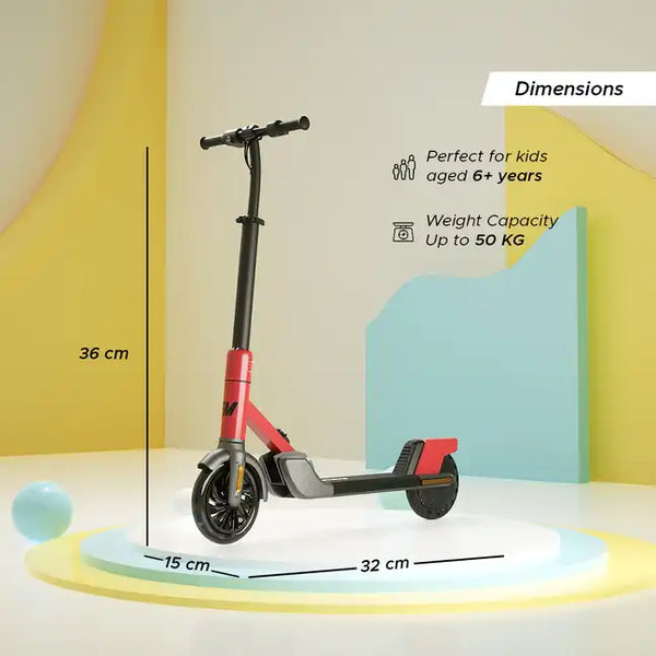 EMotorad Formula Fun Lil E Junior Ride on Scooter - Red