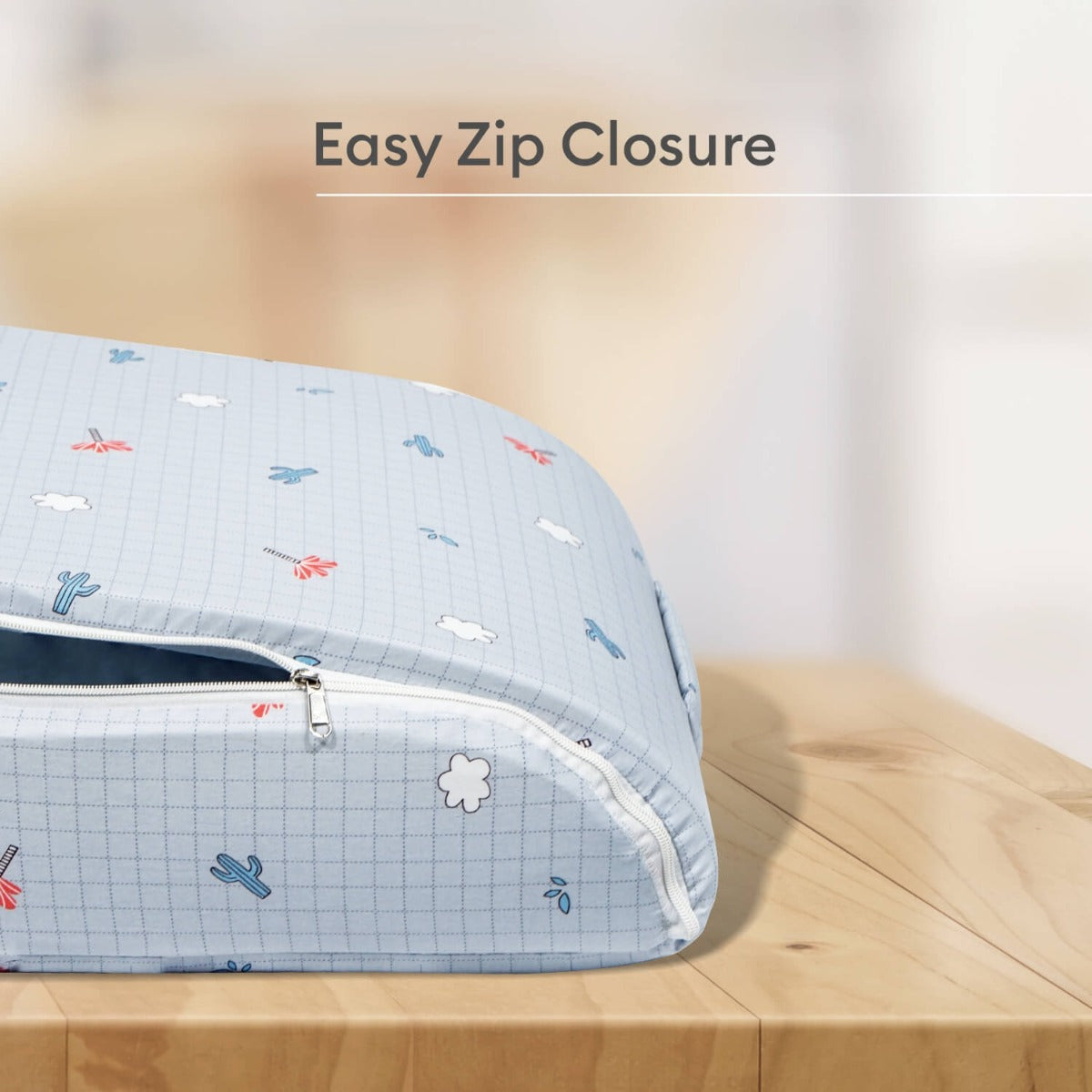 R For Rabbit Bedding Baby Nest Lite Grey
