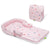 R For Rabbit Bedding Baby Nest Lite Pink