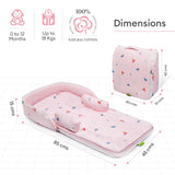R For Rabbit Bedding Baby Nest Lite Pink