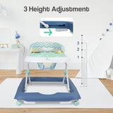 R For Rabbit Baby Walker Step Up Baby Walker Blue