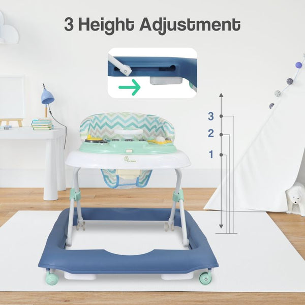 R For Rabbit Baby Walker Step Up Baby Walker Blue