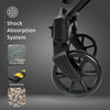 R For Rabbit Stroller Falcon Flight Grey Black