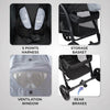 R For Rabbit Stroller Falcon Flight Grey Black