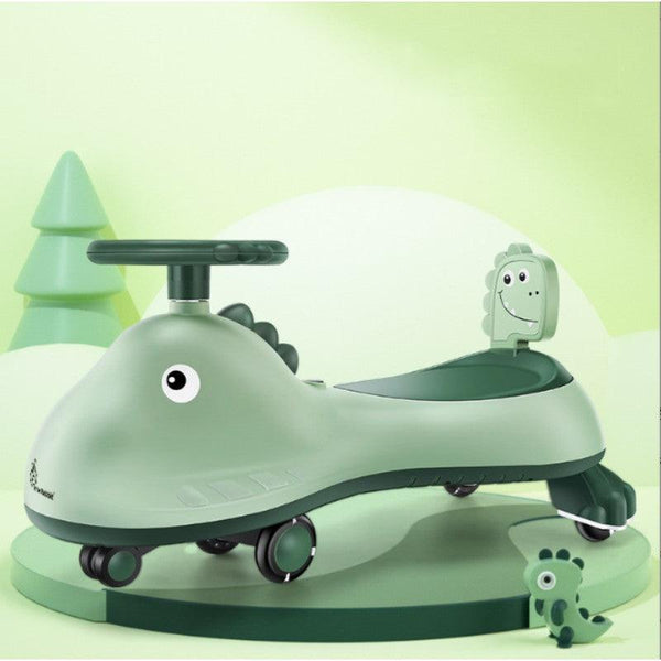 R For Rabbit Iya Iya Dino Swing Ride On Car - Sea Green