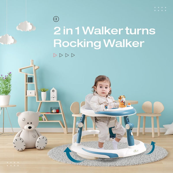 R For Rabbit Baby Walker Little Feet Plus Blue