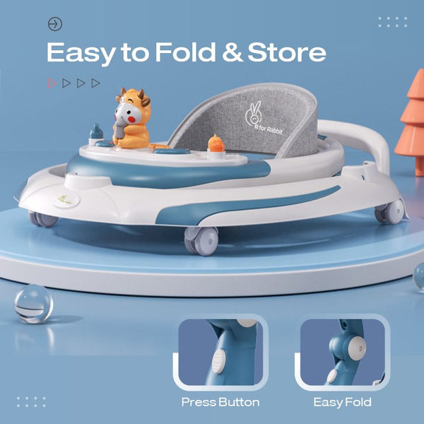 R For Rabbit Baby Walker Little Feet Plus Blue
