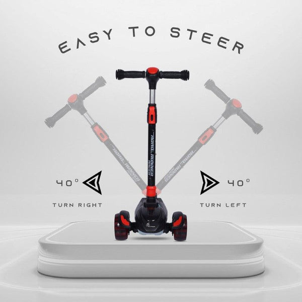 R For Rabbit Scooter Road Runner Racer Pure Black