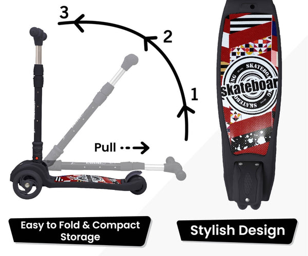 R For Rabbit Scooter Road Runner Black