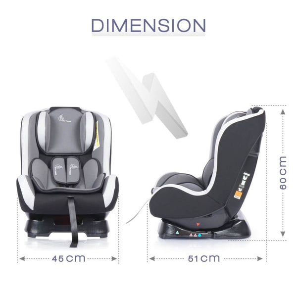 R For Rabbit Car Seat Jack N Jill Black Grey