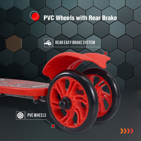 R for Rabbit Scooter Road Runner Drift - Red Black