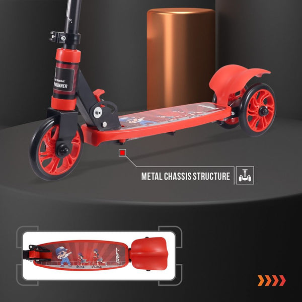 R for Rabbit Scooter Road Runner Drift - Red Black