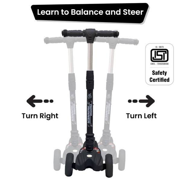 R For Rabbit Scooter Road Runner Black