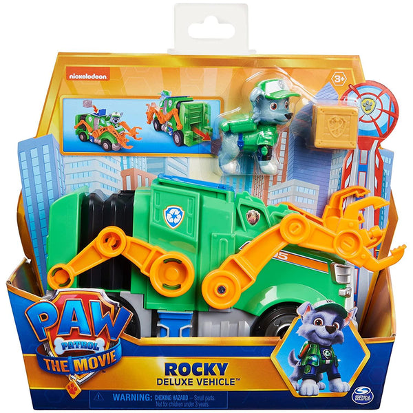 Paw Patrol RockyS Deluxe Movie Transforming Toy Car