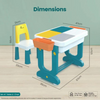 Learner Kids Study Table Set With Chair