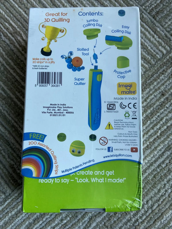 QUILL ON Super Quiller Multifunction Automated Quilling Tool ImagiMake Craft