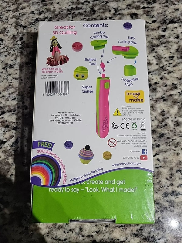QUILL ON Super Quiller Multifunction Automated Quilling Tool ImagiMake Craft