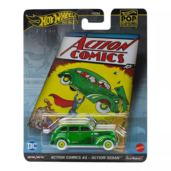 Hot Wheels Premium Pop Culture Action Comics #1 - Action Sedan