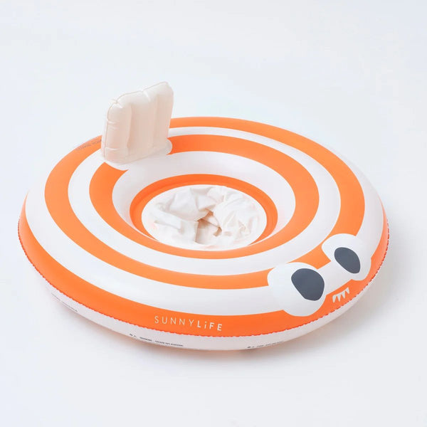 Sunnylife Green Color Inflatable Baby Seat Shark Tribe Khaki