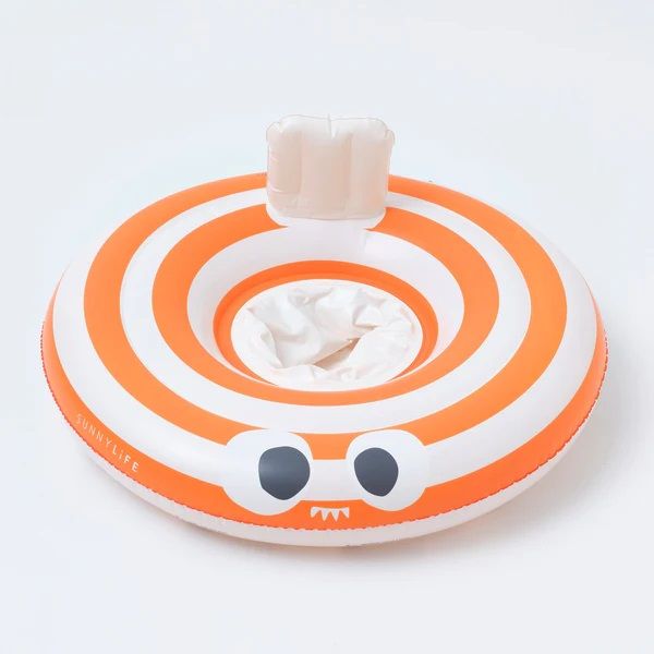 Sunnylife Green Color Inflatable Baby Seat Shark Tribe Khaki