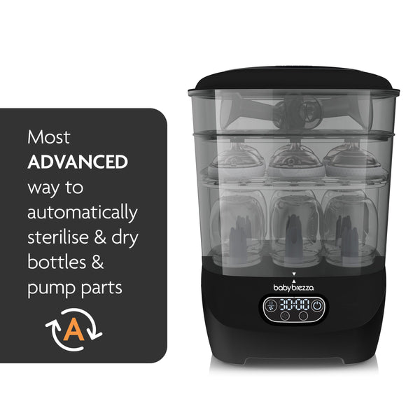Baby Brezza Steriliser Dryer Advanced Black