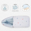R For Rabbit Bedding Snuggy Bedding Grey