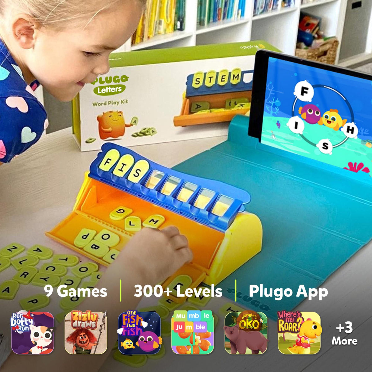 Shifu Plugo Letters Stories & Puzzles Word Building