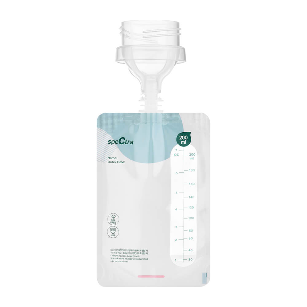 Spectra Simple Store Replacement Milk Collection Bags – 30ct, 200mL