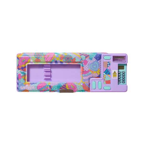 Smiggle Sweets Away Pop Out Pencil Case Violet, 3Y+